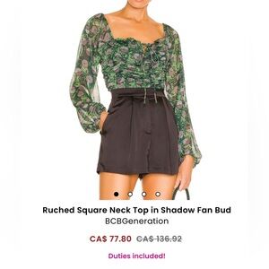 BCBgenerations top scutched top